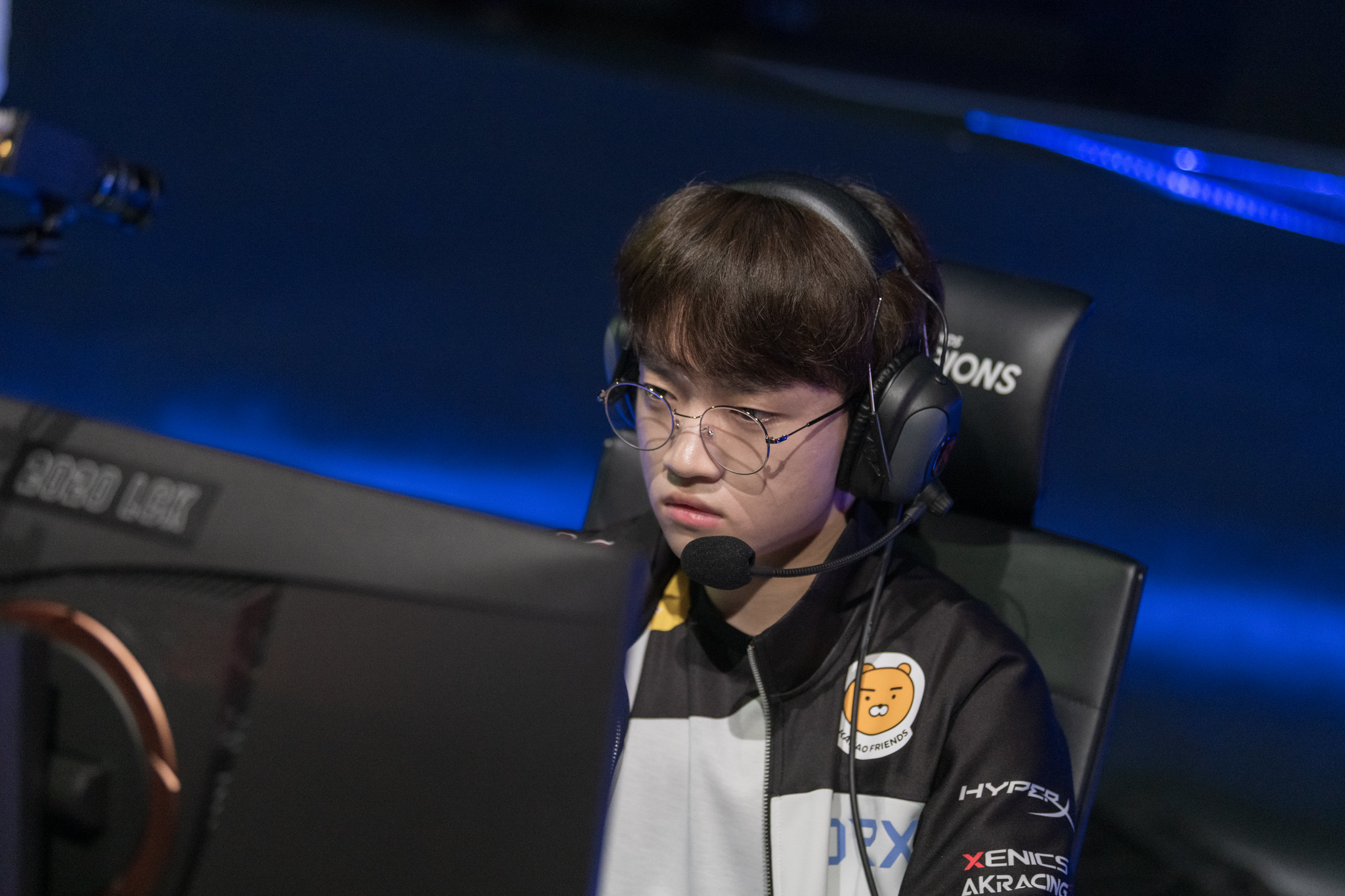 Keria playing at LoL Park as DRX beat T1 in the LCK.